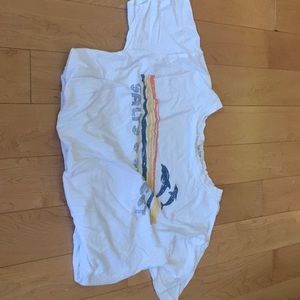 White cropped t-shirt